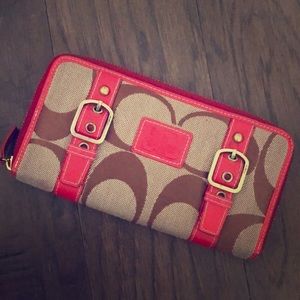 Coach Wallet Red